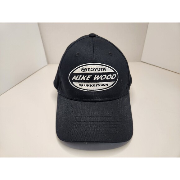 Toyota Hat Cap Strap Back Black Mike Wood Uniontown